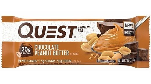 Quest Nutrition csokoládé földimogyoró vaj fehérje rúd