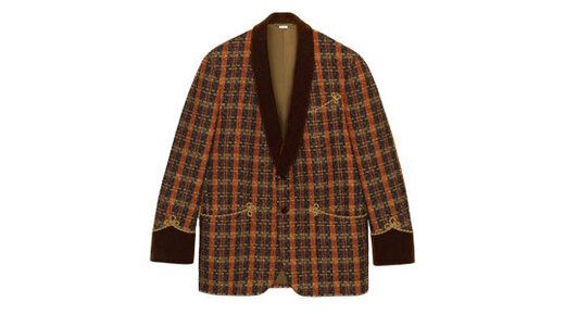 Gucci brun ternet jakke