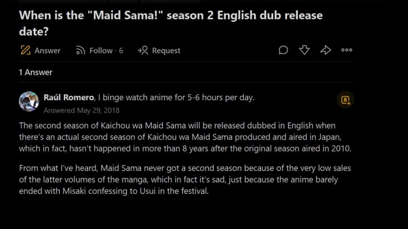 Quora bei Maid Sama Staffel 2